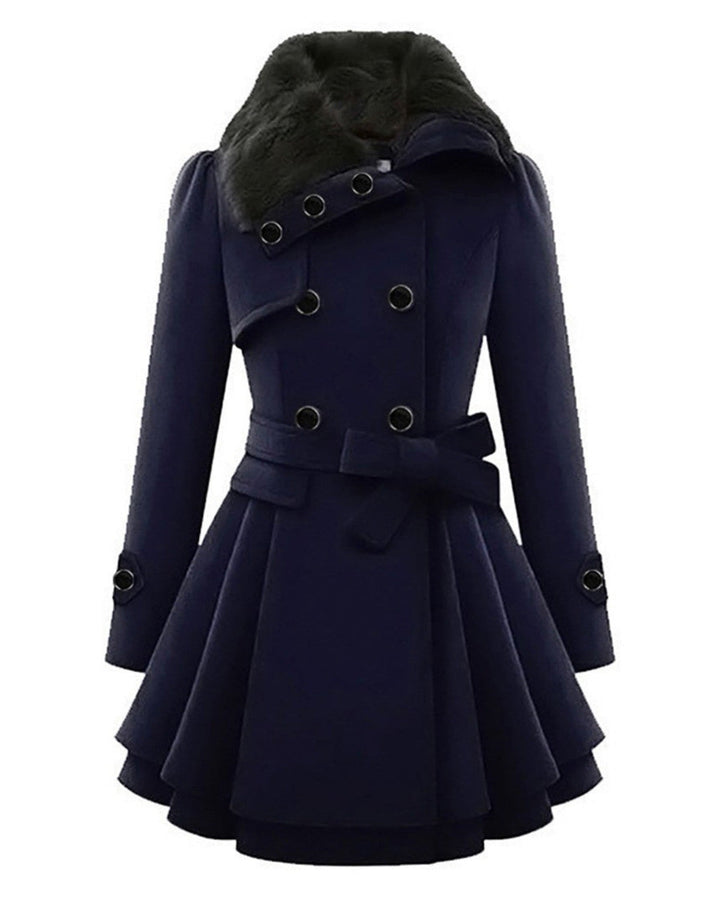 Isabella | Abrigo Invierno con Cuello de Pelo