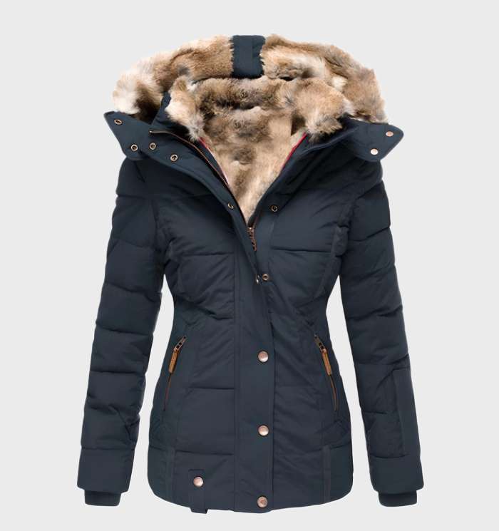 Aurora | Chaqueta de invierno ajustada con capucha